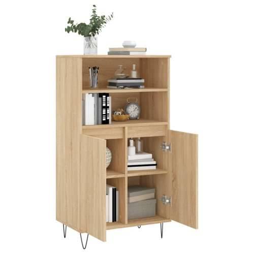 Visoka komoda hrasta sonome 60x36x110 cm od konstruiranog drva - sonoma hrast 1 Cijena