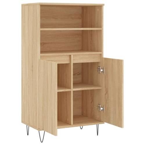 Visoka komoda hrasta sonome 60x36x110 cm od konstruiranog drva - sonoma hrast 1 Cijena