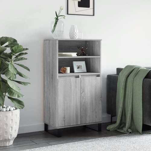 Visoka komoda siva sonome 60x36x110 cm od konstruiranog drva - Sivi hrast sonoma 1 Cijena