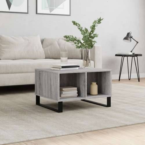 Stolić za kavu boja sivog hrasta 60x50x36,5cm konstruirano drvo - Sivi hrast sonoma 1 Cijena