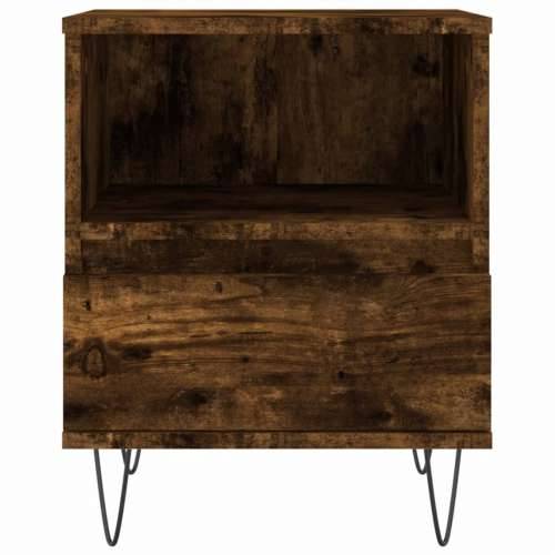 Noćni ormarići 2 kom boja hrasta 40x35x50 cm konstruirano drvo - Dimljeni hrast 2 Cijena