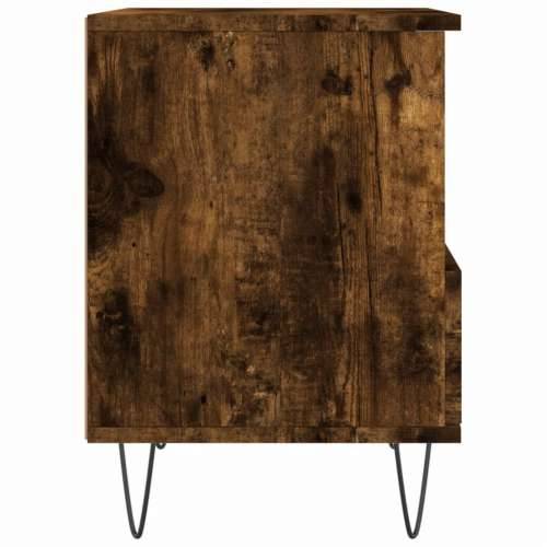 Noćni ormarići 2 kom boja hrasta 40x35x50 cm konstruirano drvo - Dimljeni hrast 2 Cijena