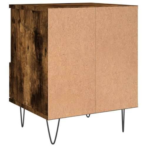 Noćni ormarići 2 kom boja hrasta 40x35x50 cm konstruirano drvo - Dimljeni hrast 2 Cijena