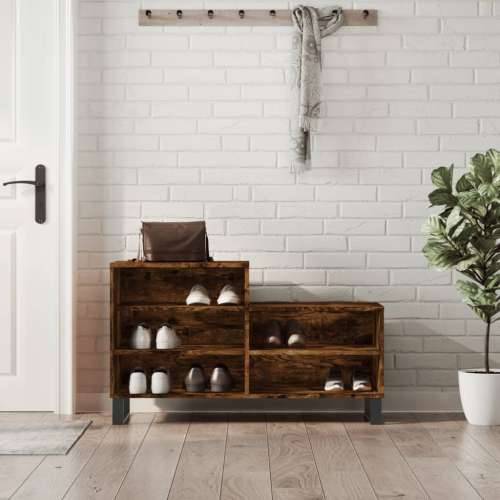 Ormarić za cipele boja hrasta 102x36x60 cm konstruirano drvo - Dimljeni hrast 1 Cijena