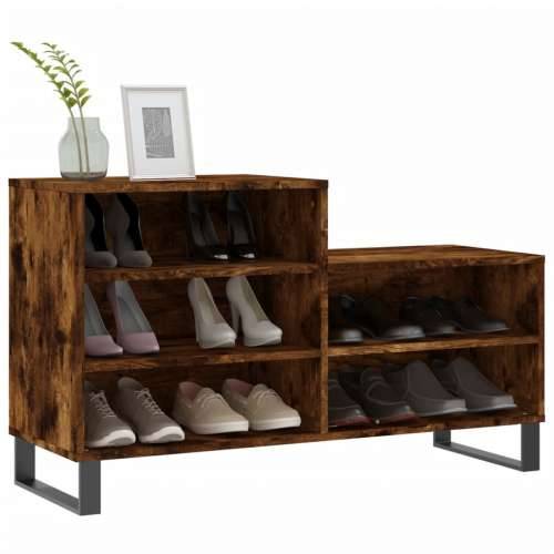 Ormarić za cipele boja hrasta 102x36x60 cm konstruirano drvo - Dimljeni hrast 1 Cijena