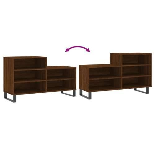 Ormarić za cipele boja hrasta 102x36x60 cm konstruirano drvo - Smeđi hrast 1 Cijena