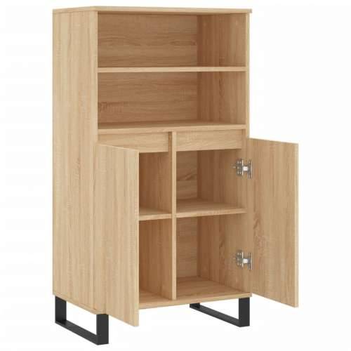 Visoka komoda hrasta sonome 60x36x110 cm od konstruiranog drva - sonoma hrast 1 Cijena