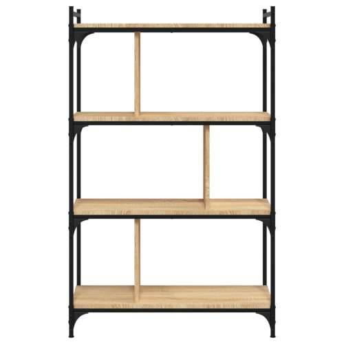 Regal za knjige s 4 razine boja hrasta 76 x 32 x 123 cm drveni - sonoma hrast 1 123 cm Cijena