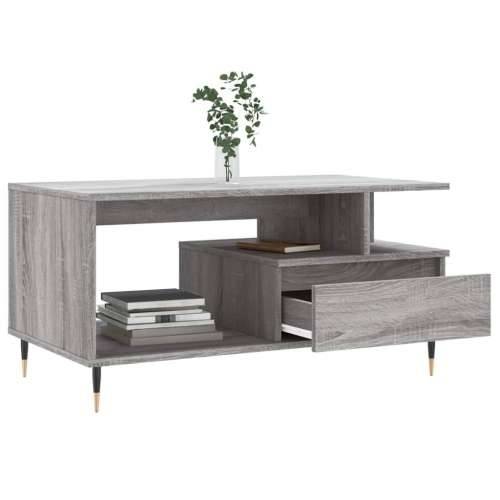 Stolić za kavu boja sivog hrasta 90x49x45 cm konstruirano drvo - Sivi hrast sonoma 1 Cijena