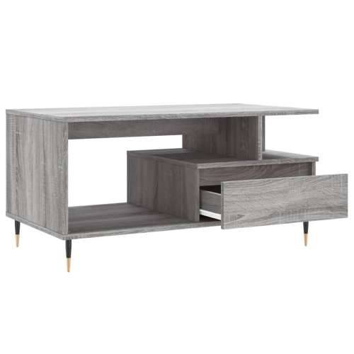 Stolić za kavu boja sivog hrasta 90x49x45 cm konstruirano drvo - Sivi hrast sonoma 1 Cijena