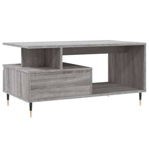 Stolić za kavu boja sivog hrasta 90x49x45 cm konstruirano drvo - Sivi hrast sonoma 1 Cijena