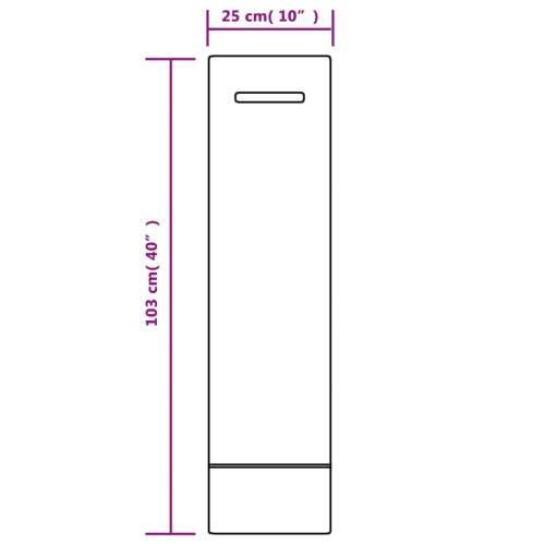 Vreće za pijesak 25 kom tamnozelene 103 x 25 cm HDPE Cijena