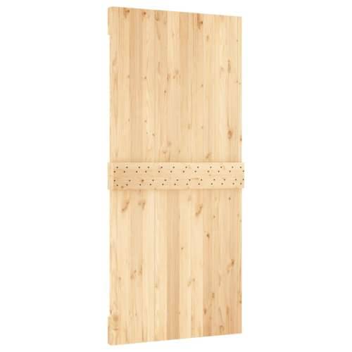Klizna vrata s priborom za montažu 95 x 210 cm masivna borovina Cijena