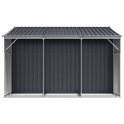 Vrtna kućica antracit 277 x 279 x 179 cm od pocinčanog čelika - Antracit 277 x 279 x 179 cm 1 Cijena