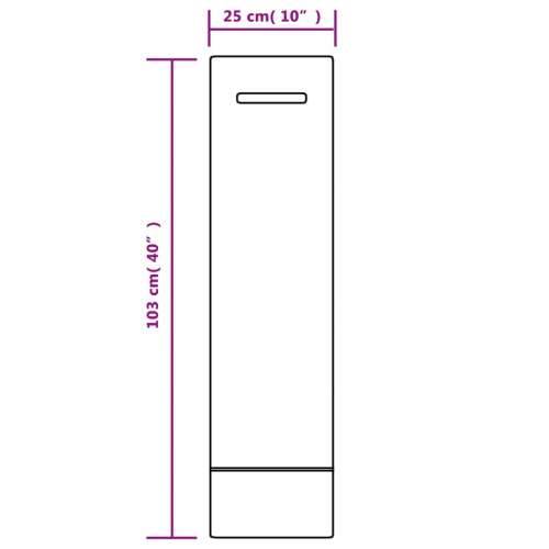 Vreće za pijesak 100 kom tamnozelene 103 x 25 cm HDPE - 100 Cijena