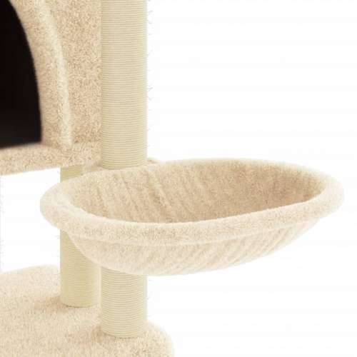 Penjalica za mačke sa stupovima za grebanje krem 180 cm Cijena