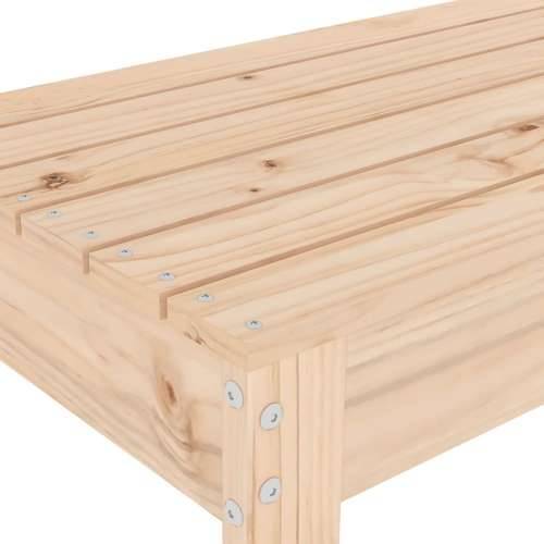 Vrtna klupa 80 x 38 x 45 cm od masivne borovine - Prirodna boja bora 80 x 38 x 45 cm 1 Cijena