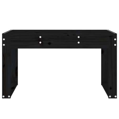 Vrtna klupa crna 80 x 38 x 45 cm od masivne borovine - Crna boja bora 80 x 38 x 45 cm 1 Cijena