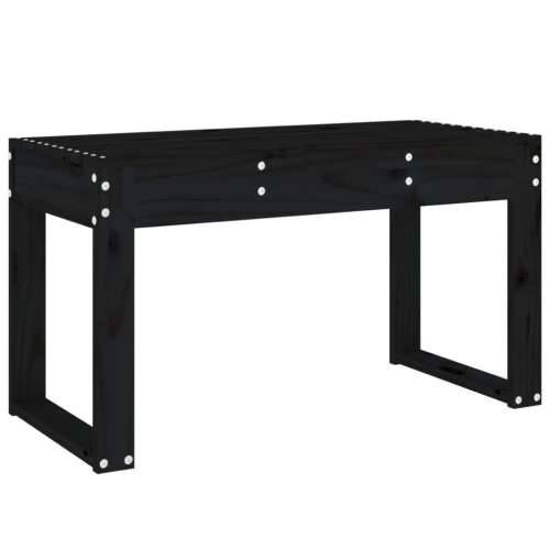 Vrtna klupa crna 80 x 38 x 45 cm od masivne borovine - Crna boja bora 80 x 38 x 45 cm 1 Cijena