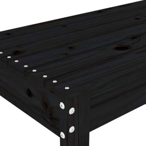 Vrtna klupa crna 80 x 38 x 45 cm od masivne borovine - Crna boja bora 80 x 38 x 45 cm 1 Cijena
