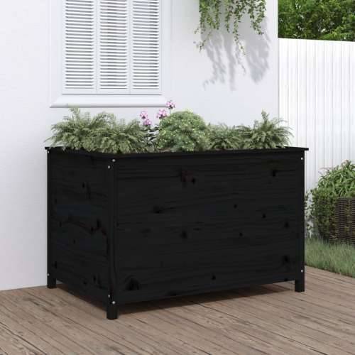 Povišena gredica - Vrtna gredica crna 119,5x82,5x78 cm masivna borovina - Crna boja bora 119.5 x 82.5 x 78 cm 1 Cijena