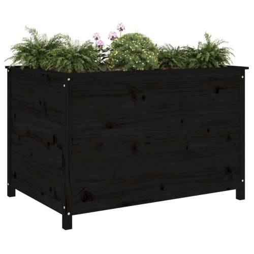 Povišena gredica - Vrtna gredica crna 119,5x82,5x78 cm masivna borovina - Crna boja bora 119.5 x 82.5 x 78 cm 1 Cijena