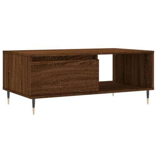 Stolić za kavu smeđa boja hrasta 90x50x36,5cm konstruirano drvo - Smeđi hrast 1 Cijena