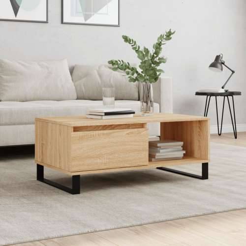 Stolić za kavu boja hrasta 90x50x36,5 cm konstruirano drvo - sonoma hrast 1 Cijena