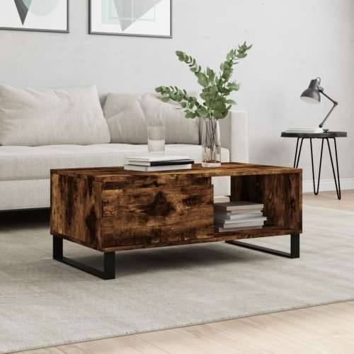 Stolić za kavu boja hrasta 90x50x36,5 cm konstruirano drvo - Dimljeni hrast 1 Cijena