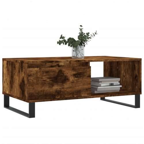 Stolić za kavu boja hrasta 90x50x36,5 cm konstruirano drvo - Dimljeni hrast 1 Cijena