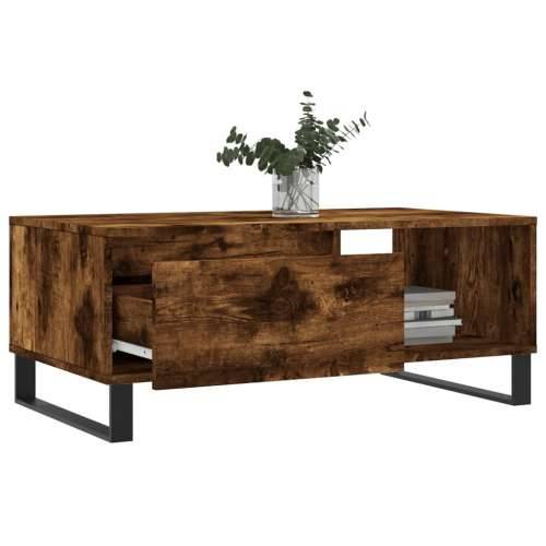 Stolić za kavu boja hrasta 90x50x36,5 cm konstruirano drvo - Dimljeni hrast 1 Cijena