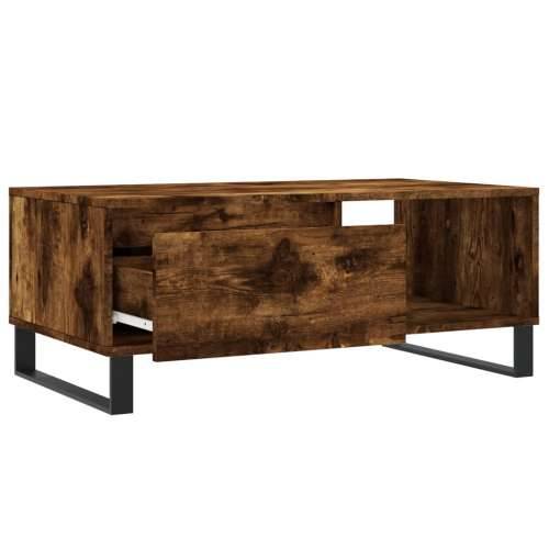 Stolić za kavu boja hrasta 90x50x36,5 cm konstruirano drvo - Dimljeni hrast 1 Cijena