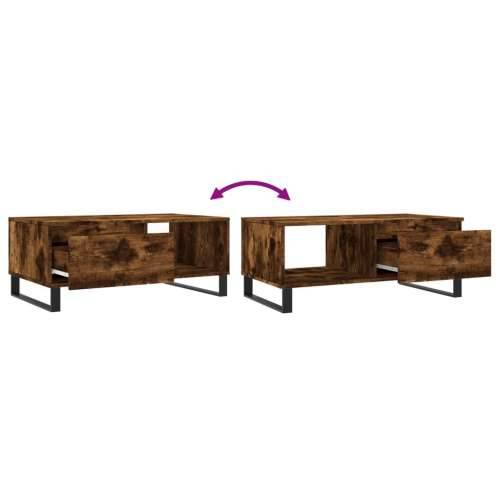 Stolić za kavu boja hrasta 90x50x36,5 cm konstruirano drvo - Dimljeni hrast 1 Cijena