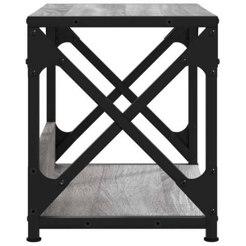 Stalak za pisač 2 razine siva boja hrasta 44x26x31,5 cm drveni Sivi hrast sonoma Cijena