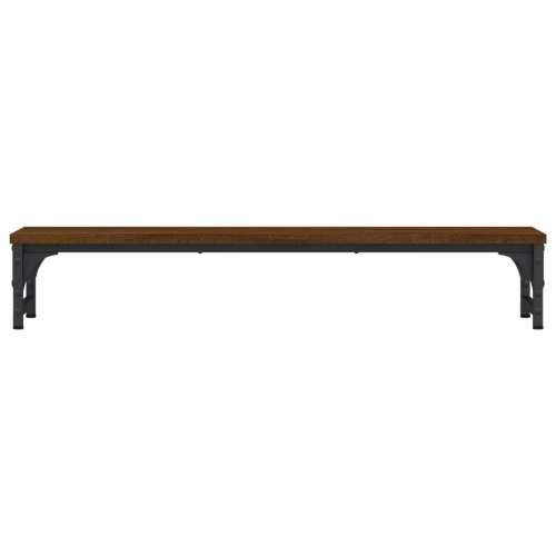 Stalak za monitor smeđa boja hrasta 85 x 23 x 15,5 cm drveni - Smeđi hrast 85 x 23 x 15.5 cm Cijena