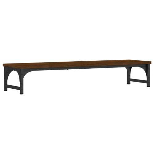 Stalak za monitor smeđa boja hrasta 85 x 23 x 15,5 cm drveni - Smeđi hrast 85 x 23 x 15.5 cm Cijena