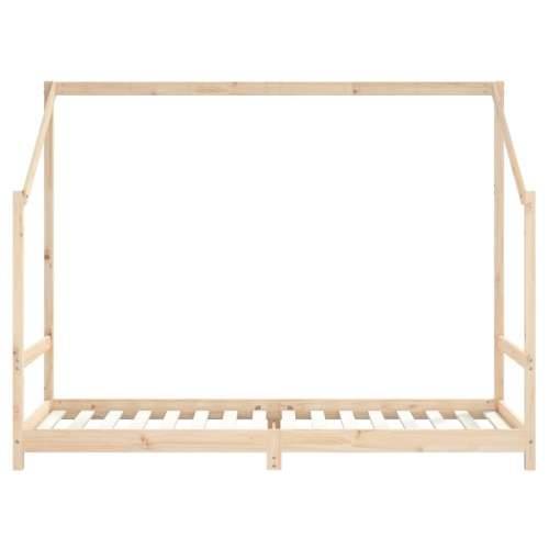 Okvir za dječji krevet 80 x 200 cm od masivne borovine - Prirodna 80 x 200 cm Cijena
