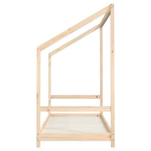 Okvir za dječji krevet 80 x 200 cm od masivne borovine - Prirodna 80 x 200 cm Cijena