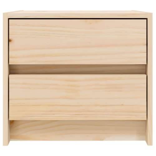 Noćni ormarić 40 x 31 x 35,5 cm od masivne borovine - Prirodna 1 Cijena