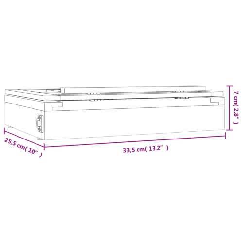 Stolni štafelaj s ladicom 33,5x25,5x7 cm od masivne borovine Cijena