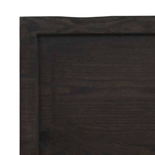 Stolna ploča tamnosmeđa 120x60x(2-6) cm obrađena hrastovina Cijena