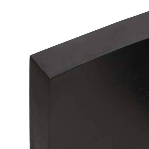 Stolna ploča tamnosmeđa 140x60x(2-6) cm obrađena hrastovina Cijena