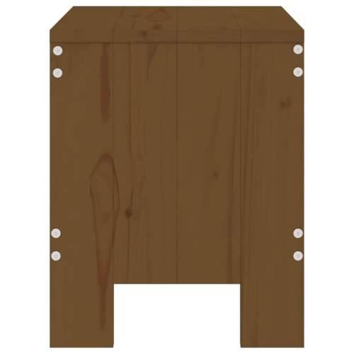Vrtni stolci 2 kom boja meda 40 x 36 x 45 cm masivna borovina - Smeđa boja bora 40 x 36 x 45 cm 2 Cijena
