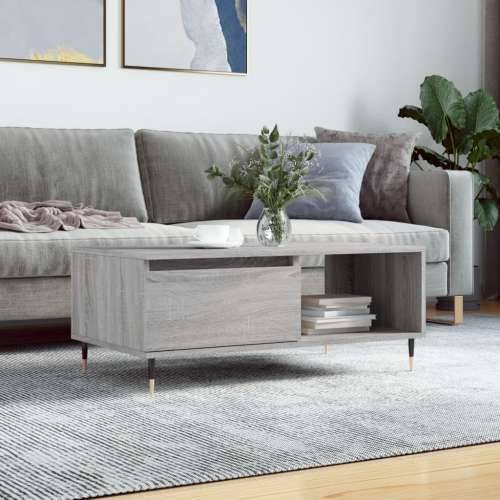 Stolić za kavu boja sivog hrasta 90x50x36,5cm konstruirano drvo - Sivi hrast sonoma 1 Cijena