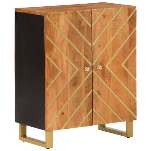 Bočni ormarići 3 kom smeđe-crni 60x33,5x75cm masivno drvo manga Cijena