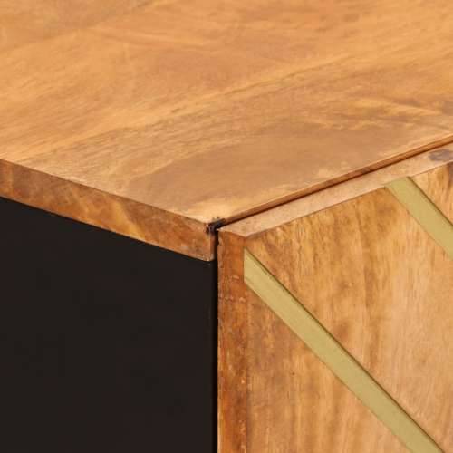 Bočni ormarići 3 kom smeđe-crni 60x33,5x75cm masivno drvo manga Cijena
