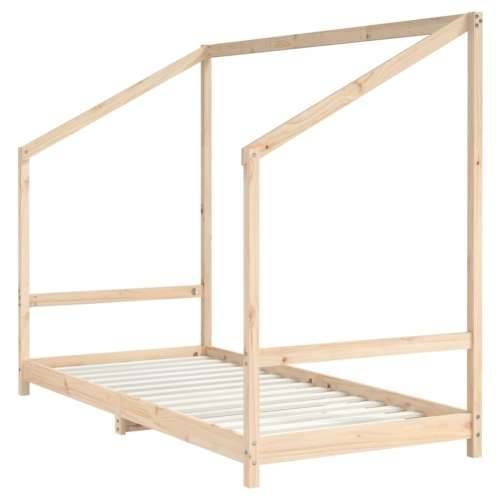 Okvir za dječji krevet 90 x 200 cm od masivne borovine - Prirodna 90 x 200 cm Cijena