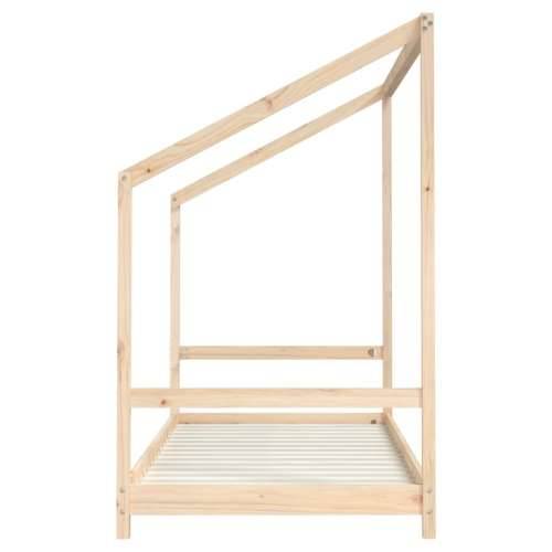 Okvir za dječji krevet 90 x 200 cm od masivne borovine - Prirodna 90 x 200 cm Cijena