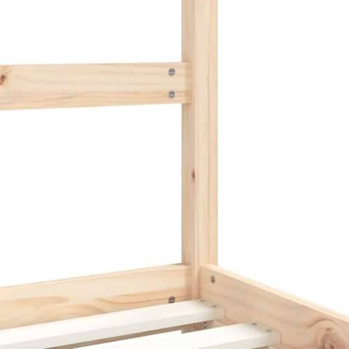 Okvir za dječji krevet 90 x 200 cm od masivne borovine - Prirodna 90 x 200 cm Cijena