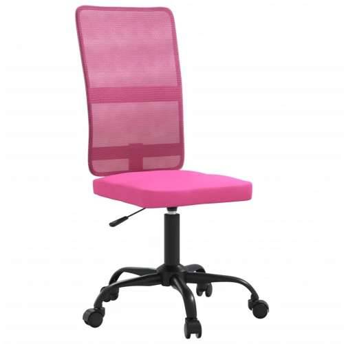 Uredska stolica podesive visine ružičasta od mrežaste tkanine Cijena